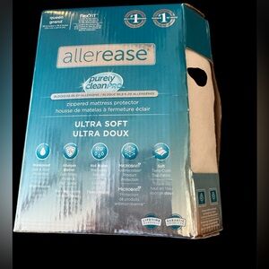 AllerEase Ultra Soft Mattress Protector Queen size brand new in box